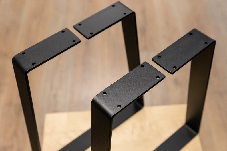 2x Metal Table Furniture Legs, Wood Bench Coffee, Dining Table Base