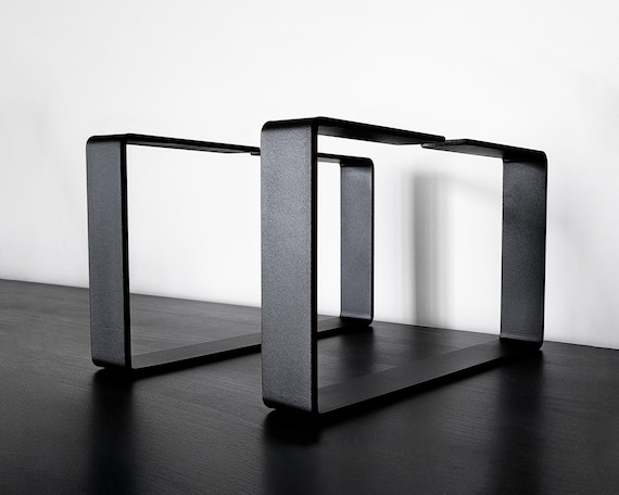 Metal Furniture Leg | Buy 1 or Set of 2 | Replacement Table Bench Console Leg | Custom Sizes | Handmade EU