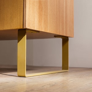 Metal Furniture Legs, Bench Frame, Console, Sideboard Table Feet Set of 2