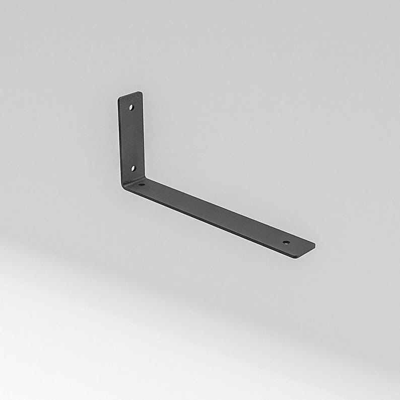 Heavy Duty Metal Shelf Bracket | Corner Brace | Powder Coated | Wall Mounted image 7