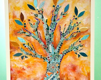 Tree of life - Mixed Media mosaic