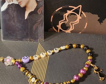 Hand Crafted - Ateez Phone Strap - San