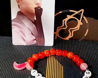 Hand Crafted - Ateez Bracelet - Wooyoung, In Your Fantasy Edition