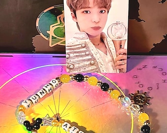 Hand Crafted - Ateez Phone Strap - Yunho