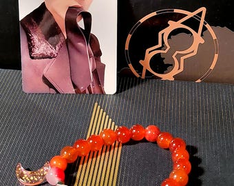 Hand Crafted - Ateez Bracelet - San, In Your Fantasy Edition