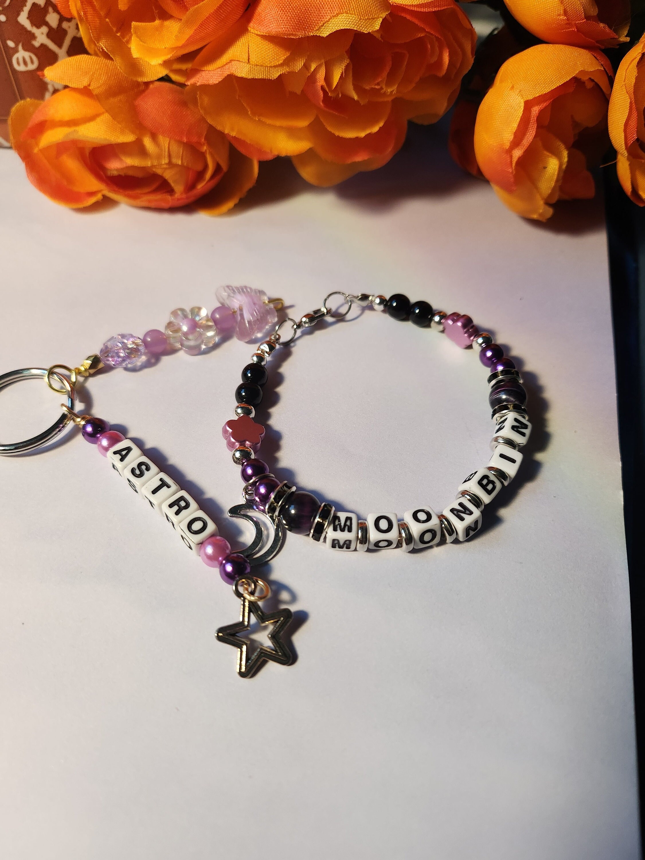 Astro Moonbin Keychain and Bracelet