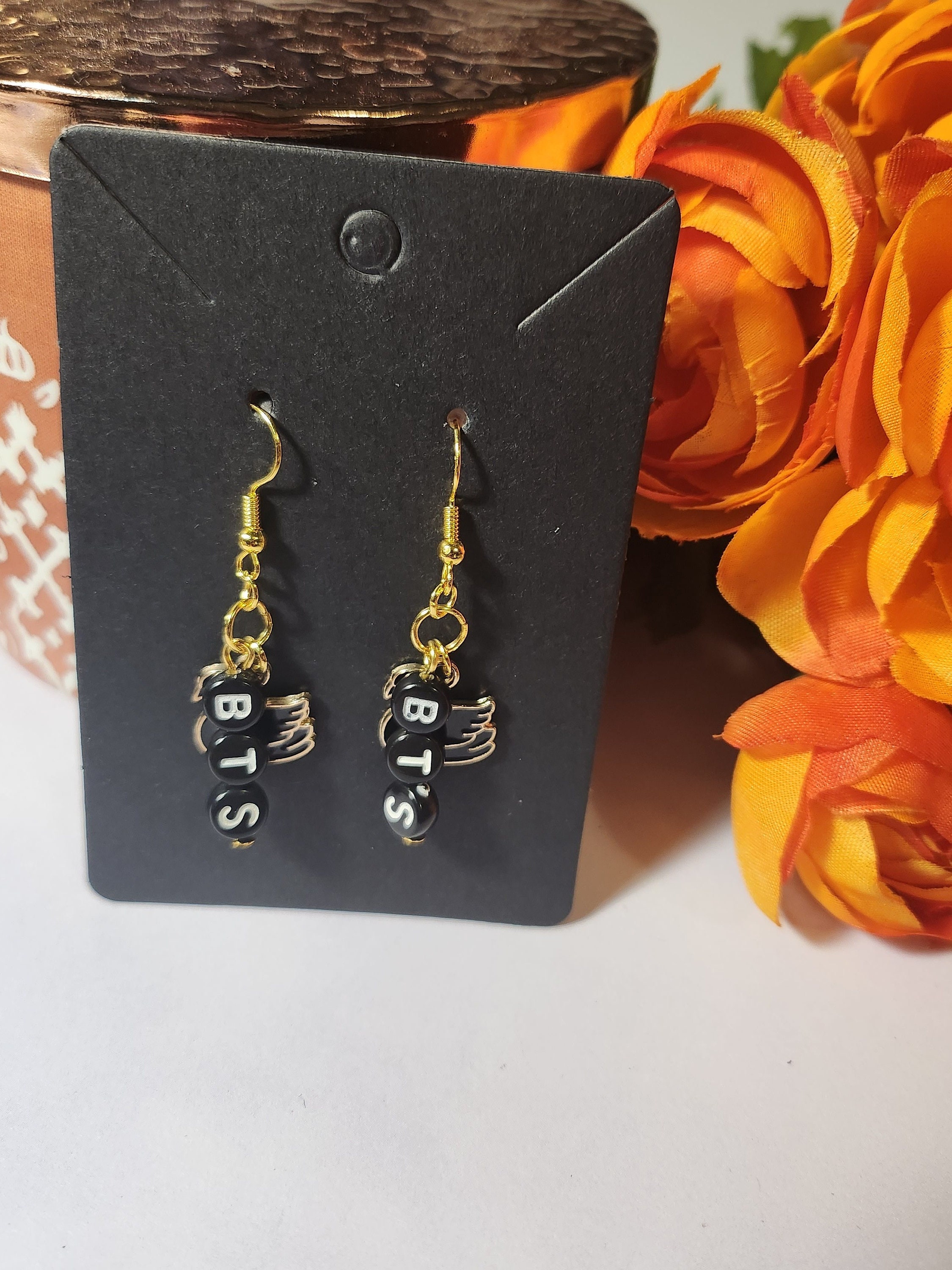 Kpop Inspired -BTS - Black Swan Earrings