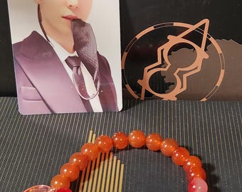 Hand Crafted - Ateez Bracelet - Yunho, In Your Fantasy Edition