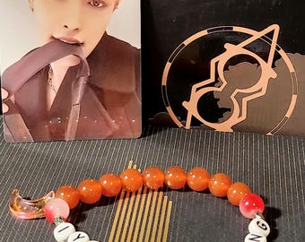 Hand Crafted - Ateez Bracelet - Hongjoong, In Your Fantasy Edition