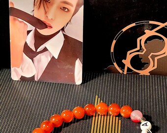Hand Crafted - Ateez Bracelet - Seonghwa, In Your Fantasy Edition