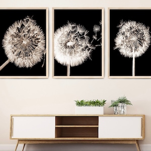 Set of 3 Printable Nature Print Instant Download Wildflowers Print Nature Wall Art Floral Wall Art Green Nature Print Grasses Art Gallery