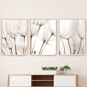 Set of 3 Printable Nature Print Instant Download Wildflowers Print Nature Wall Art Floral Wall Art Green Nature Print Grasses Wall Art