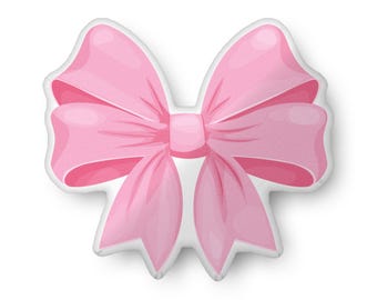 Preppy Decorative Bow Pillow Cottagecore Coquette Aesthetic Soft Girl Room Decor Coquette Pillow Preppy Decor Girly Room Decor Kawaii Pillow
