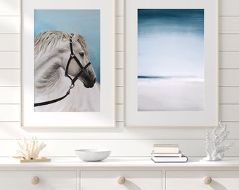 GALLERY WALL Coastal Print Instant Download Beach Print Coastal Poster Beach Wall Art Floral Wall Art Pampas Print Sea Grass Wall Art