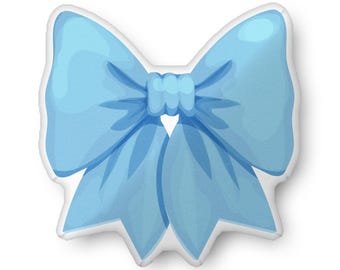Bow Pillow Coquette Pillow Preppy Decor Cottagecore Decor Girly Room Decor Kawaii Pillow Aesthetic Pillow Soft Girl Decor Bow Y2K Decor