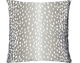 Funda de almohada de antílope Funda de almohada de leopardo Funda de almohada de animal gris Primer regalo casero Regalo de decoración maximalista para almohada de guepardo hogar para sofá