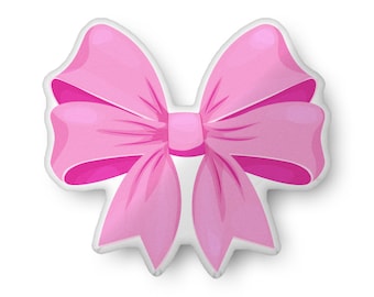 Preppy Decorative Bow Pillow Cottagecore Coquette Aesthetic Soft Girl Room Decor Coquette Pillow Preppy Decor Girly Room Decor Kawaii Pillow