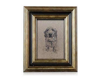 Handgemaakt houtskoolportret: aangepaste honden- of katherdenkingsschets