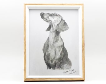 Custom Pet Portrait Sketch, Dog Portrait from Photo, Pet memorial Gifs, Custom Dog & Cat Illustration Drawing, Pet Lover Gift