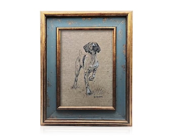 Handmade Charcoal Pet Portrait: Custom Dog Memorial Art