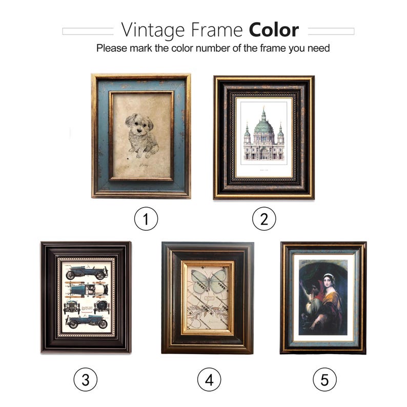 Custom Pet Portrait Sketch: Hand-Drawn Charcoal Dog & Cat Art Vintage Frame
