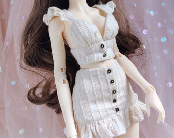 1/4 BJD Clothes Msd Top and Skirt,  Msd Casual Clothes ,  Clothes for 1/4 BJD Summer Outfit for Minifee