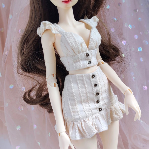 1/4 BJD Clothes Msd Top and Skirt,  Msd Casual Clothes ,  Clothes for 1/4 BJD Summer Outfit for Minifee