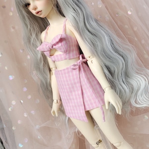 1/4 BJD Clothes Msd Top and Skirt,  Msd Casual Clothes ,  Clothes for 1/4 BJD Summer Outfit for Minifee