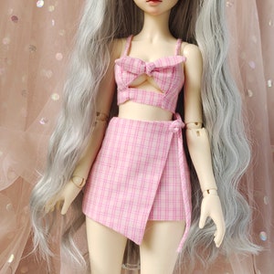 1/4 BJD Clothes Msd Top and Skirt,  Msd Casual Clothes ,  Clothes for 1/4 BJD Summer Outfit for Minifee
