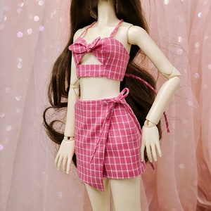 1/4 BJD Clothes Msd Top and Skirt,  Msd Casual Clothes ,  Clothes for 1/4 BJD Summer Outfit for Minifee