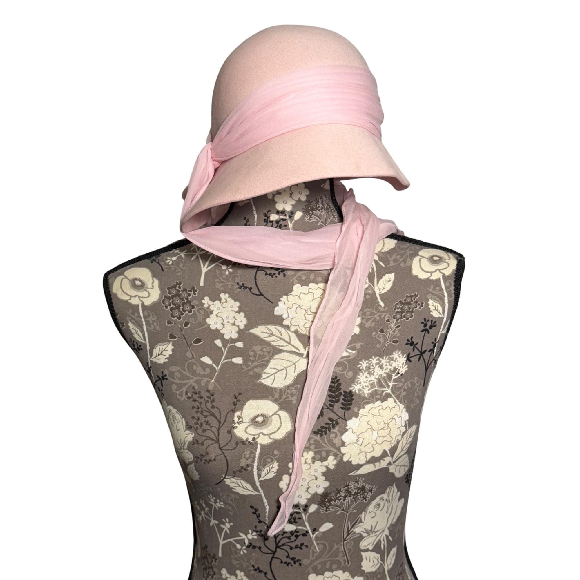 Vintage 50s Olive Branch Frank Olive Black Wool Wide Brim Hat Burgundy Cloche Women main image 2