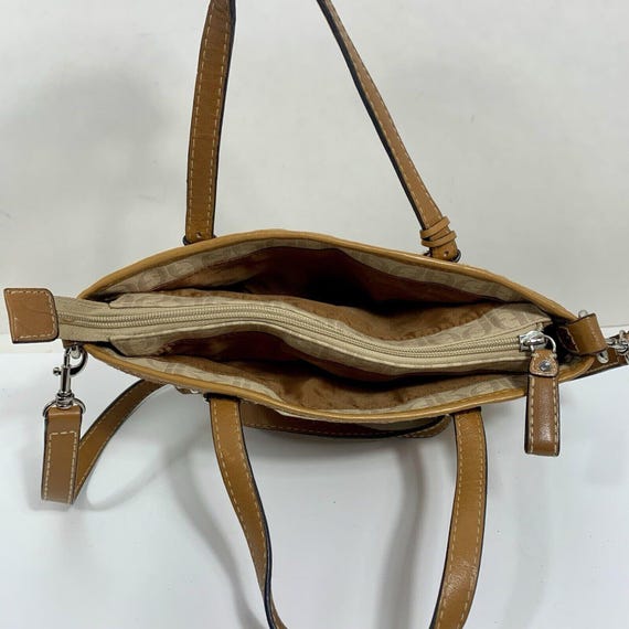 FOSSIL Key Multi-Color Argyle Patchwork Leather C… - image 7