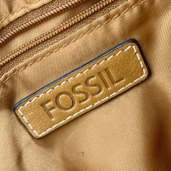 FOSSIL Key Multi-Color Argyle Patchwork Leather C… - image 11