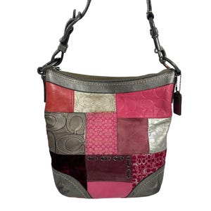 Coach Patchwork Purse Pink - Etsy