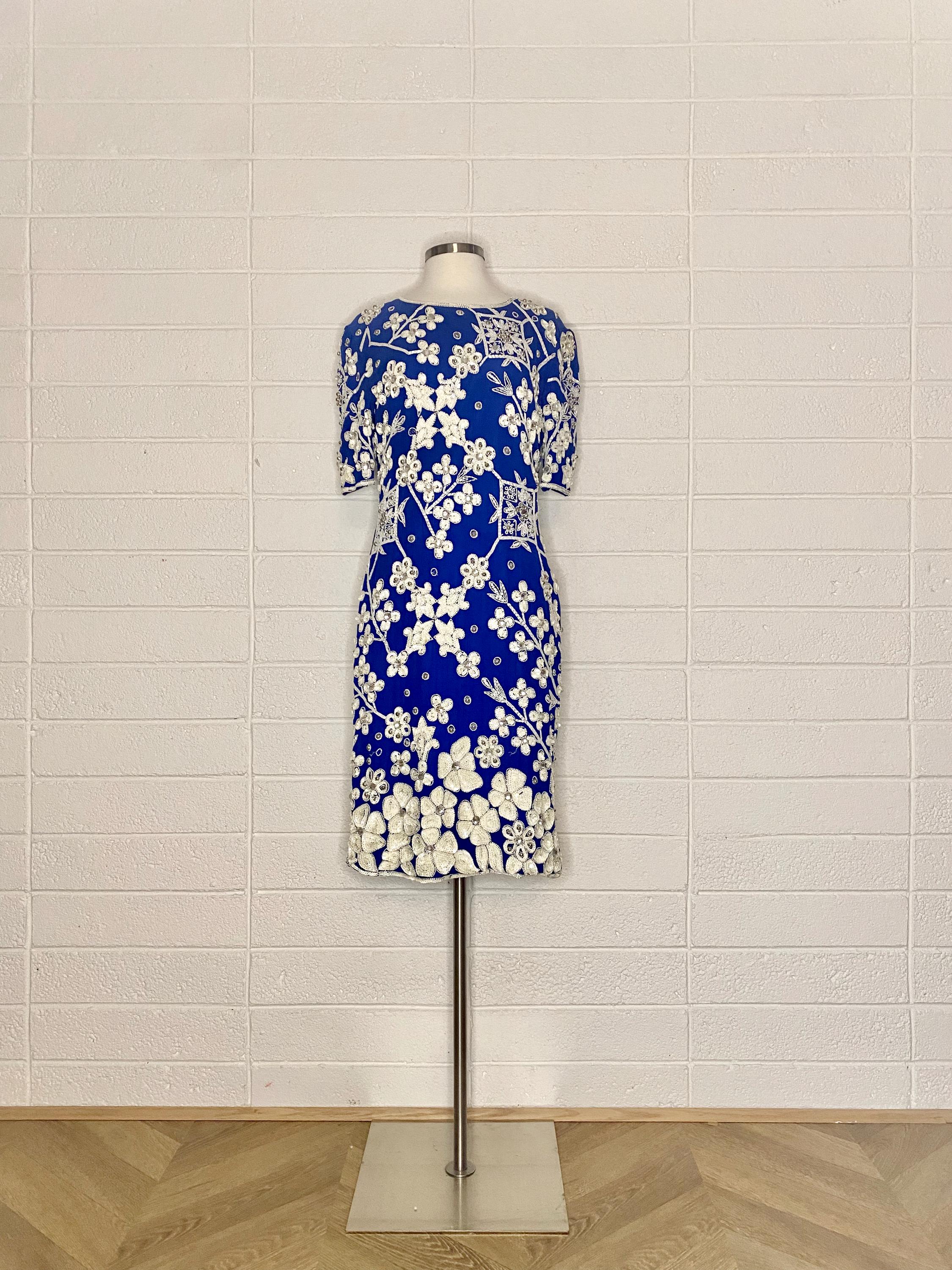 Blue and White Chinoiserie Dress - Etsy Blue and White Chinoiserie Dress - Etsy