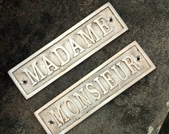 Custom Cast Brass Sign: Personalized 3D Wall Plaque