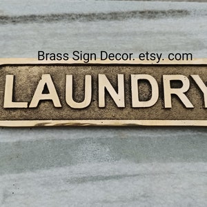 Personalized Handmade House Name Plaque - For Custom Brass Sign - Home or Garden Decor Sign