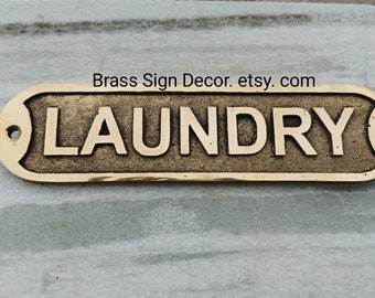 Personalized Handmade House Name Plaque - For Custom Brass Sign - Home or Garden Decor Sign