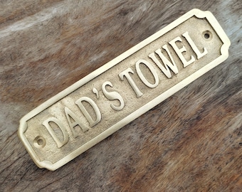Custom Brass Sign: Personalized 3D Plaque, Home & Garden Decor