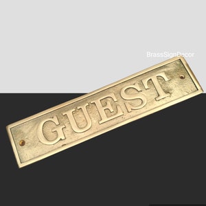 A Vintage style Custom door signs & plaques - Custom brass plaques -Custom name signs, Unique patina gold finish wall plaque for new home