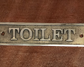 Personalized Brass Door Sign: Custom Language & Size