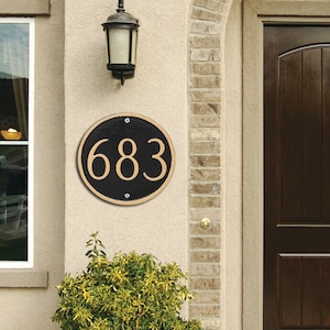 Custom Brass House numbers plate, Address Sign, House Plaque, Traditional Door Number Plate, Custom Made Vintage sign