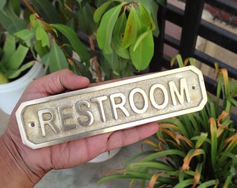Personalized Brass Plaque: Handmade Custom Name Plate