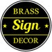 BrassSignDecor