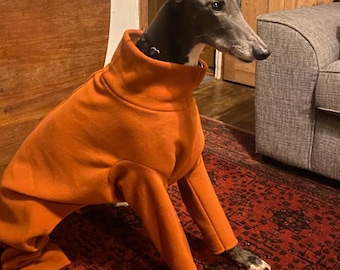Dog Fleece onesie, zip up, all in one, body suit, easy on and off xs to 4xl 4 legged suit. Made to measure orders are very welcome