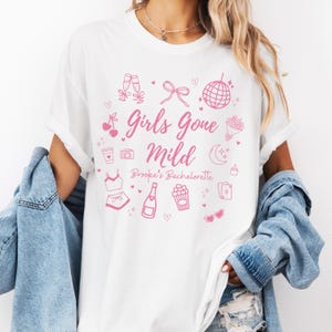 Girls Gone Mild Shirt Custom Camp Bachelorette Party TShirt Personalized Bridal Party Gift Shirt Relaxed Girls Weekend Shirt Comfort Colors