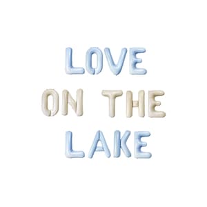 Love on the Lake Bachelorette Balloon Kit: Custom Letter Balloon Garland Party Decorations image 1