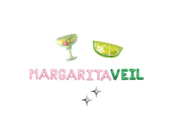 Margaritaveil Bachelorette Balloon Kit: Custom Letter Balloon Garland Party Decorations