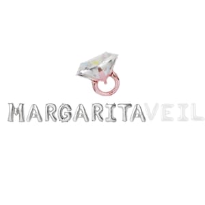 Margaritaveil Bachelorette Letter Balloon Kit Custom Margs And Matrimony Bachelorette Party Decorations Margarita Party Balloons
