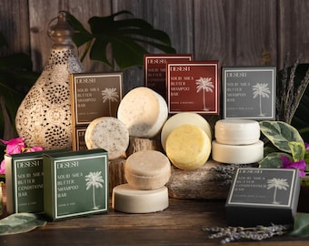 Shea Butter Shampoo Bar, Plastic Free, US Made